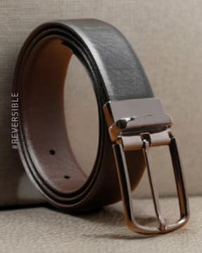 Buy Winsome Deal Men Leather Reversible Belt w Online | Ajio.com
