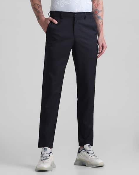 Jack & Jones Men Flat-Front Slim Fit Chinos