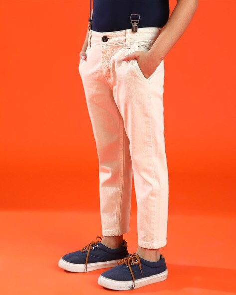 ARMANDO MARTILLO VELVET Slim Fit Pants - With Suspenders 610SU - Boytique %