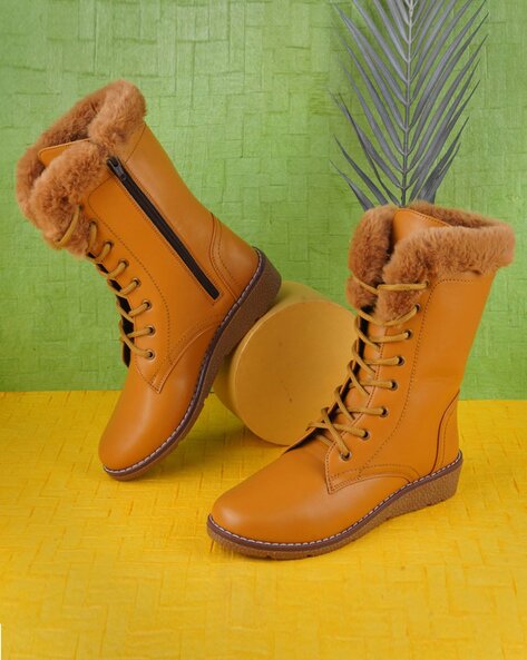 Mustard womens outlet boots