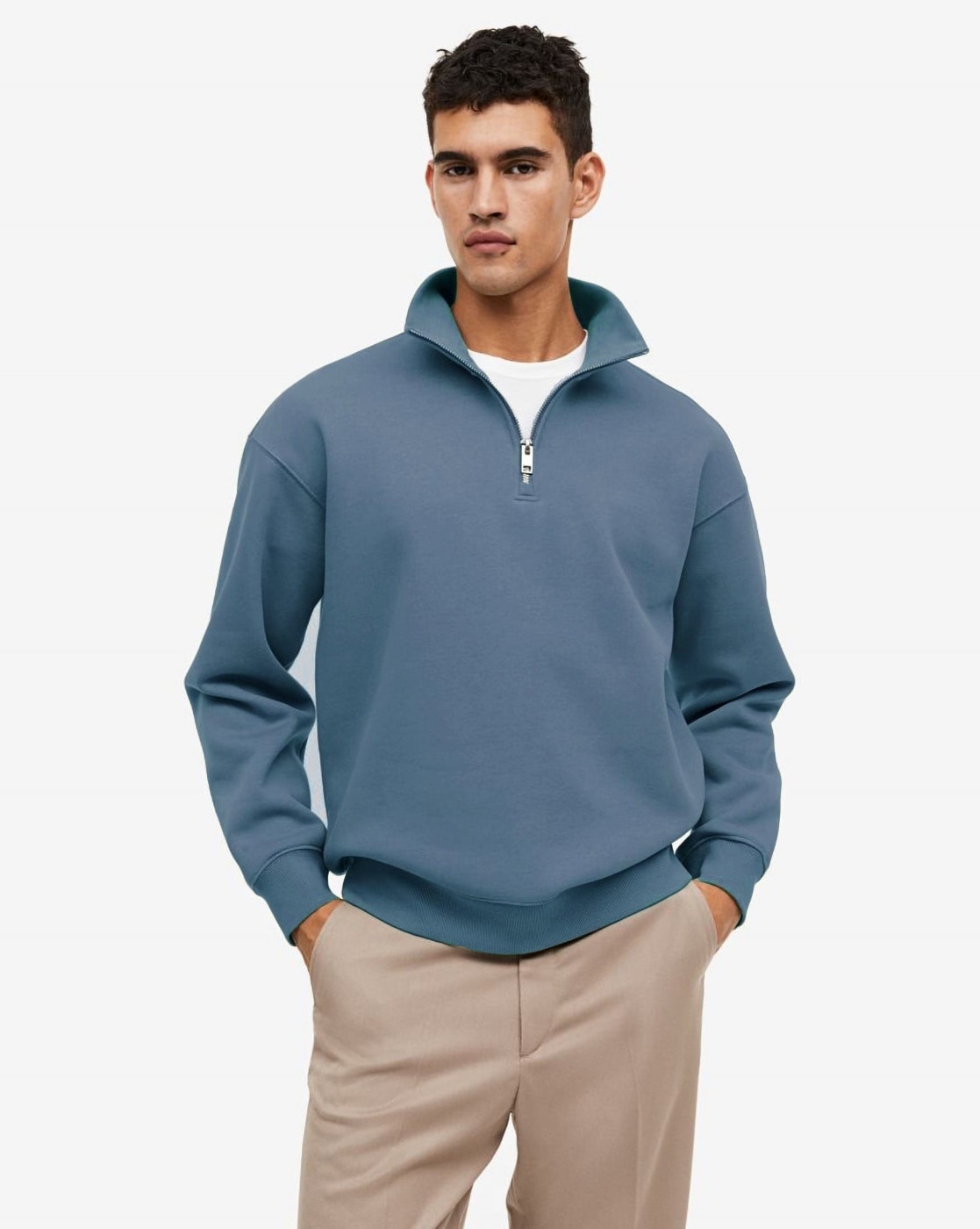 Half zip pullovers online