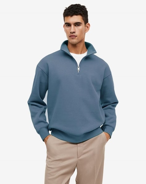 Buy Blue Sweatshirt & Hoodies for Men by MISCHIEF MONKEY Online