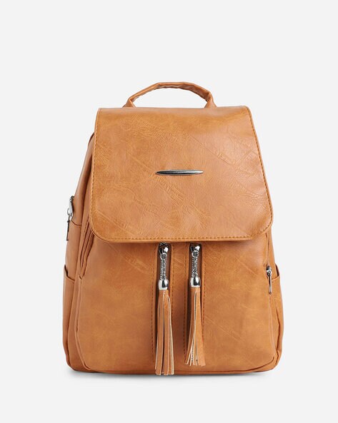 Cute Womens Mini Brown Leather Backpack Purse Book Bag Purses for Women |  Brown leather backpack purse, Leather backpack purse, Leather backpack  handbag