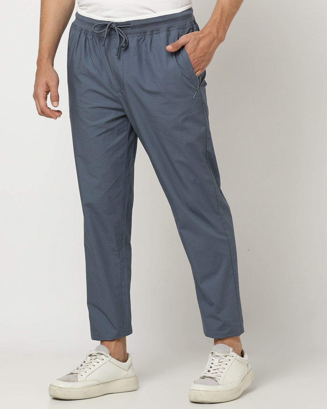 Bare Denim By FBB Men's Regular Fit Trackpants (_Navy Blue_Large) :  Amazon.in: Clothing & Accessories