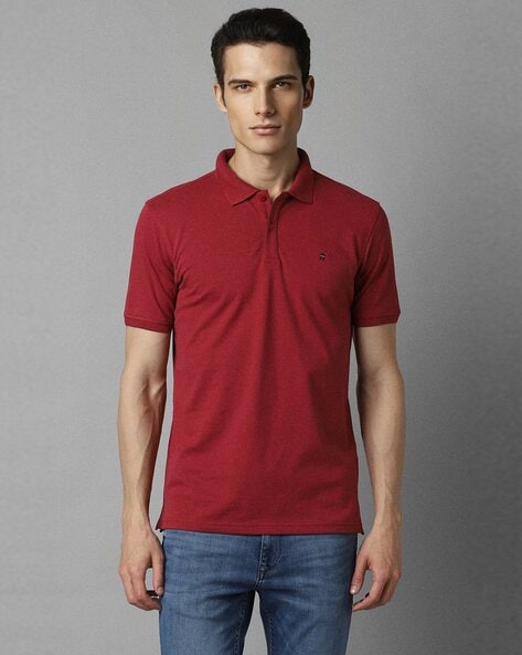 Men Polo T-Shirt with Logo Embroidery