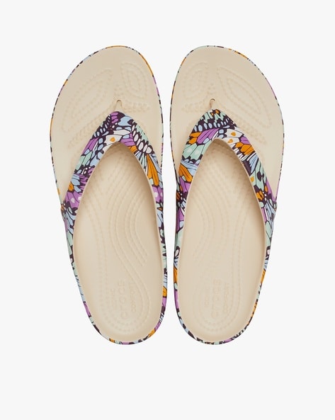 Buy Multicoloured Flip Flop & Slippers for Women by CROCS Online