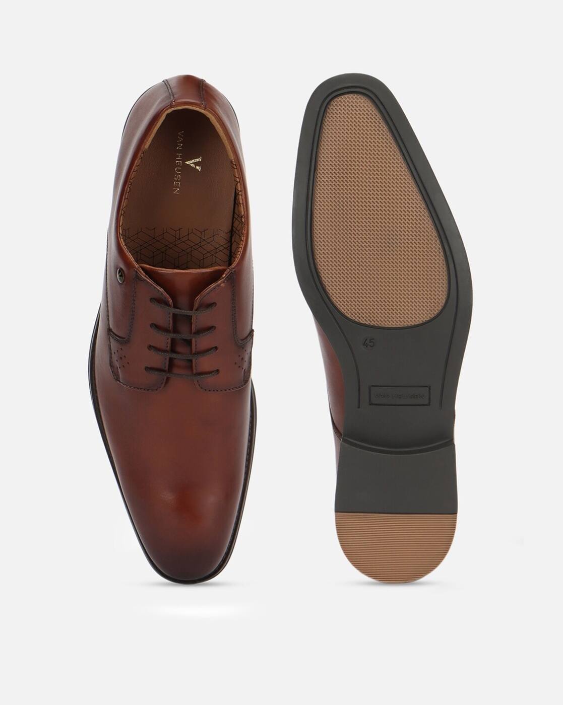 Buy Brown Formal Shoes for Men by VAN HEUSEN Online