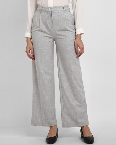 Allen solly hot sale pleated trousers