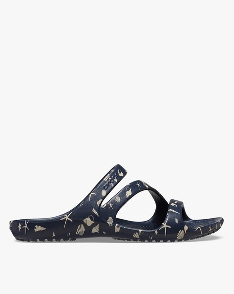 Buy Navy Blue Flat Sandals for Women by CROCS Online