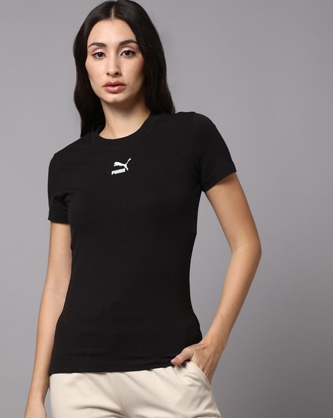Buy Black Tshirts for Women by Puma Online