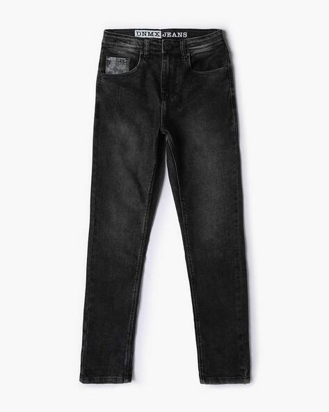 Price History of YB DNMX Boys Mid-Wash Slim Fit Jeans from Ajio