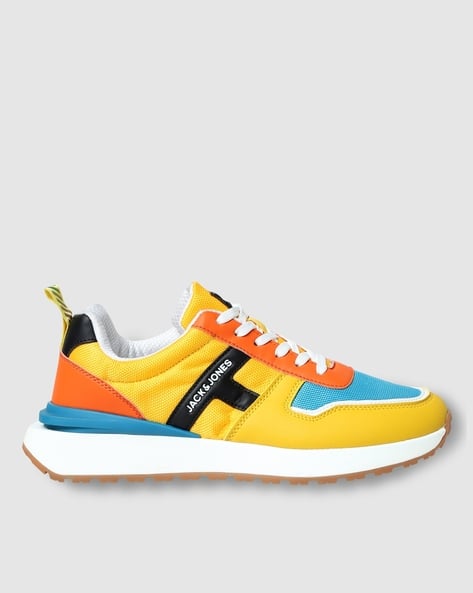 Buy Jack & Jones Men Colourblock Lace-Up Shoes Online | Ajio.com