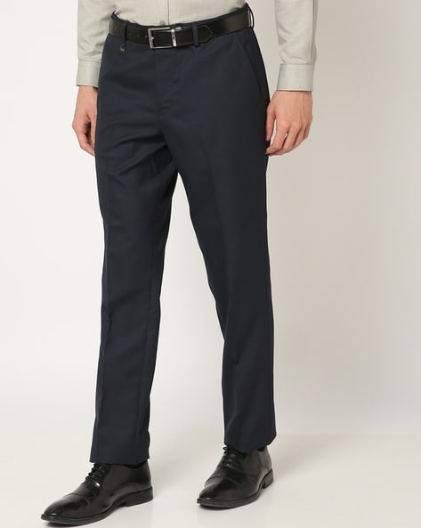 Buy Light Blue Trousers & Pants for Men by NETPLAY Online