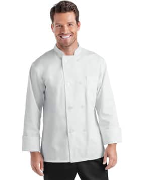 Double-Breasted Chef Coat with Reversible Closure