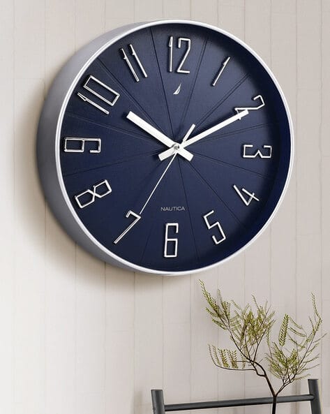 NAUTICA Quartz Silent Sweep Wall Clock