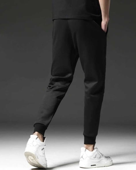 Men Ankle-Length Joggers with Elasticated Waist