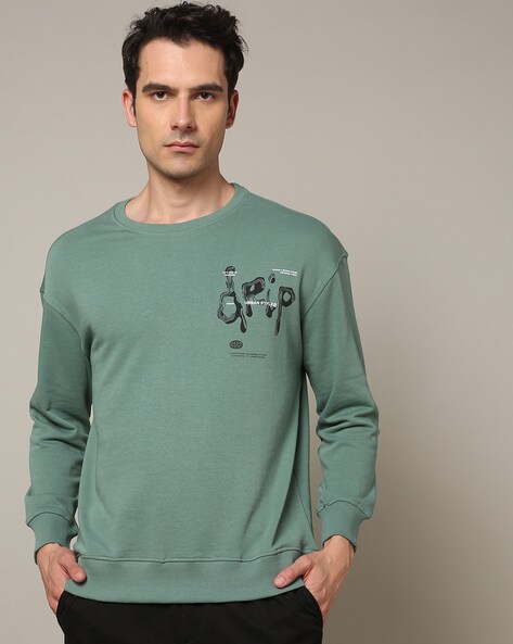 Fort Collins Men Printed Regular Fit Sweatshirt