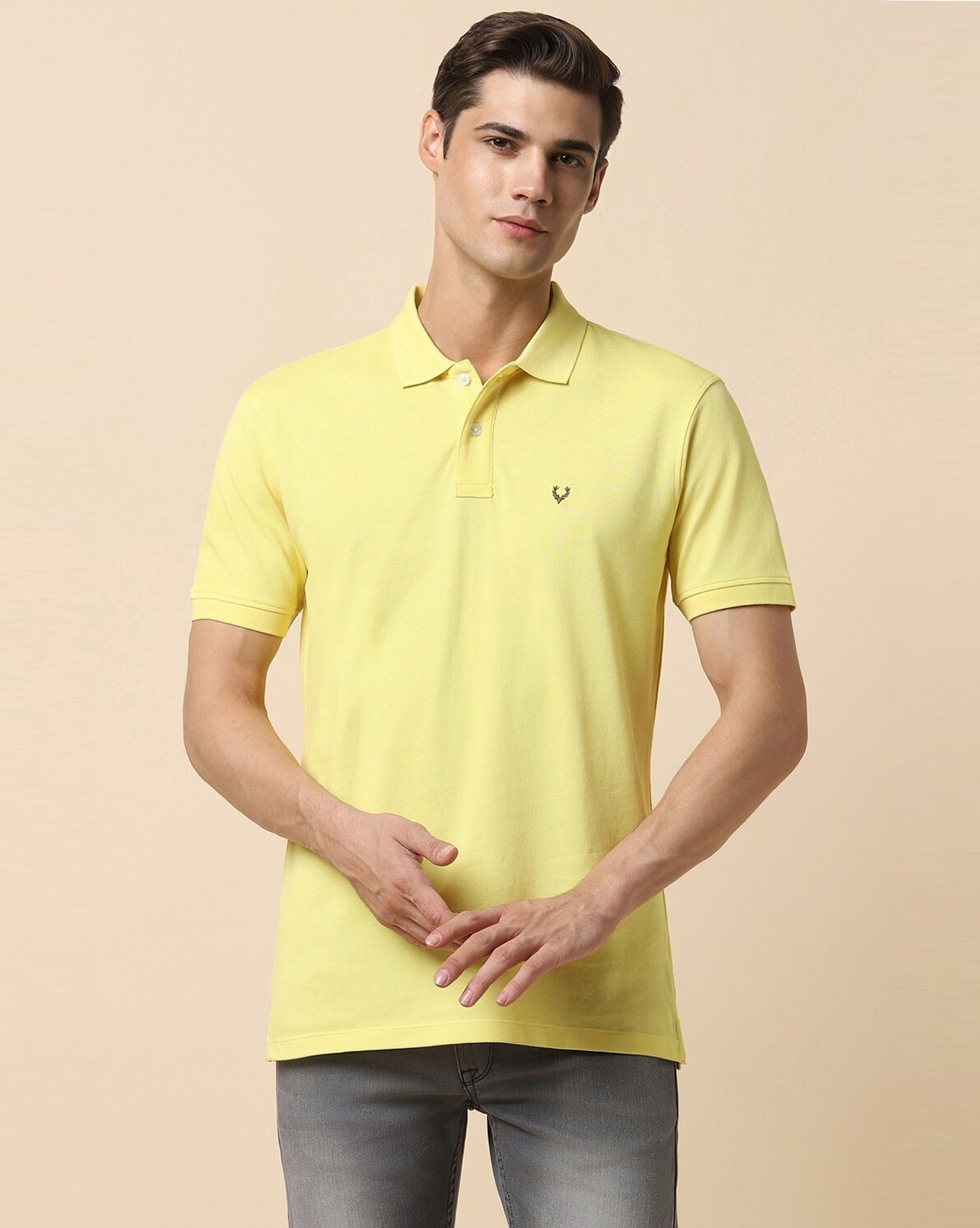 Buy Yellow Tshirts for Men by ALLEN SOLLY Online