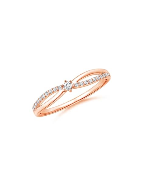 Buy Rose Gold-Toned Rings for Women by Angara Online
