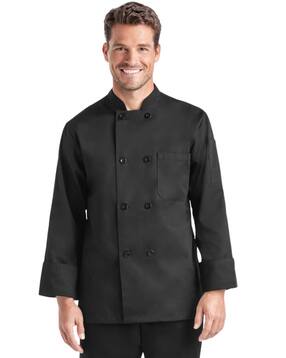 Double-Breasted Chef Coat with Reversible Closure