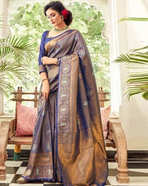 20 Banarasi Saree Blouse Designs Latest & Unique for Your Silk Sarees