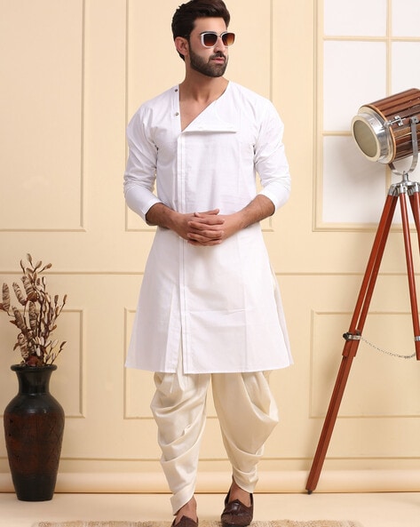 Angrakha mens kurta hotsell