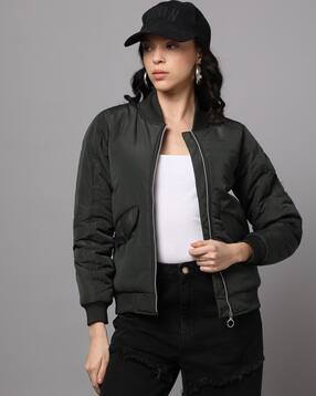 freehand Women Regular Fit Bomber Jacket-picture-32