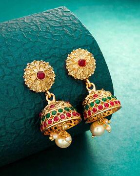 Gold jhumka online design 2020