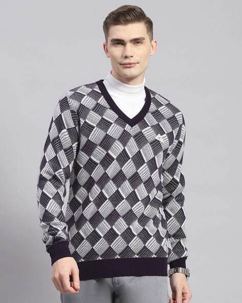 Buy Brinjal Sweaters Cardigans for Men by MONTE CARLO Online