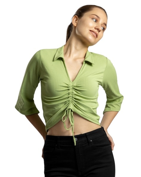 Buy Olive Tops for Women by PYR8 Online Ajio