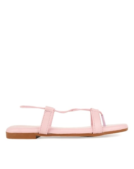 Scentra Open-Toe Slip-On Flat Sandals