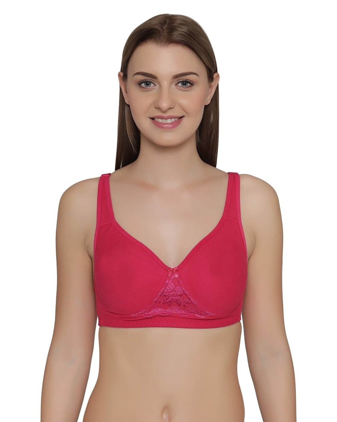 Non-Padded Bra with Back Closure