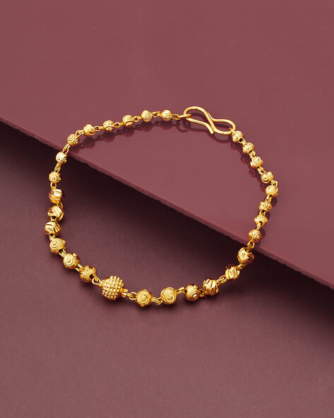 Buy Palmonas 18K Gold Plated Single Layer Tiny Beads Bracelet for Women  Online