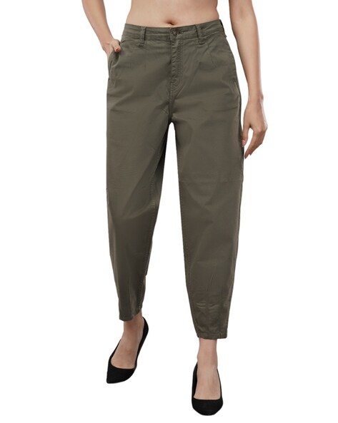 Simple Wish SWZALIN Trousers Dark Olive – Shop Dark Olive SWZALIN Trousers  from size 44-56 here