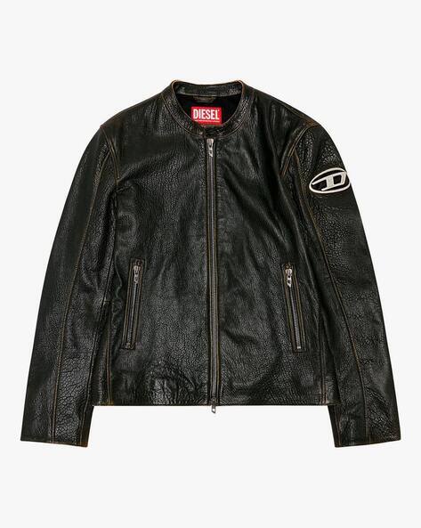 Buy DIESEL L-Cobbe Jacket | Brown Color Men | AJIO LUXE