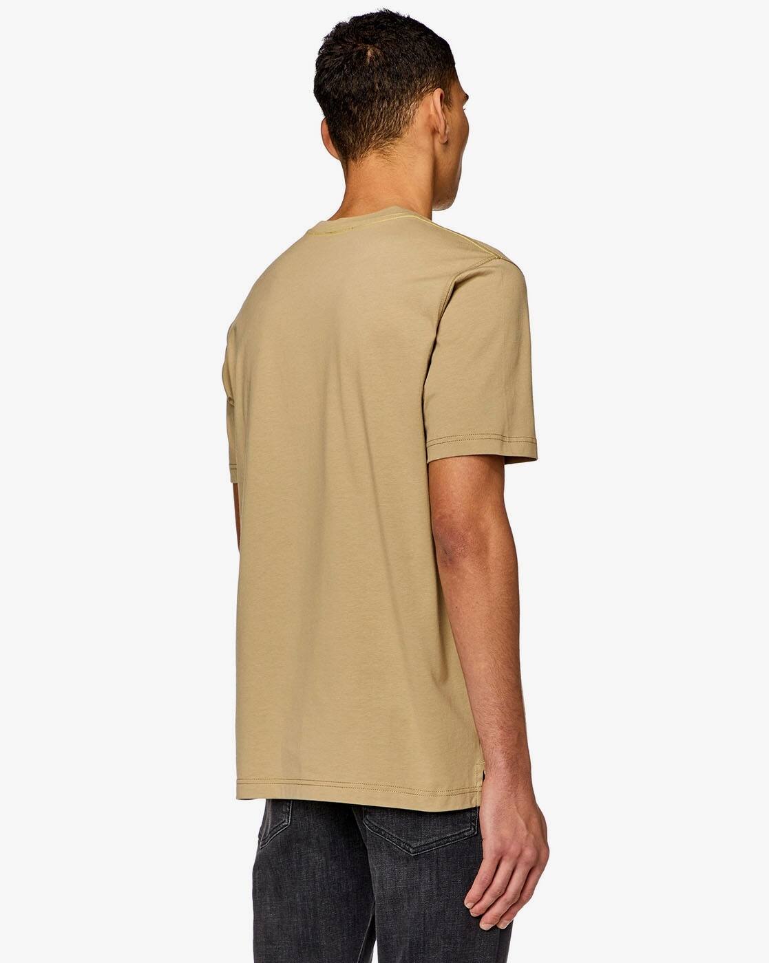 Buy DIESEL T-Just-Slits-N6 T-Shirt | Beige Color Men | AJIO LUXE