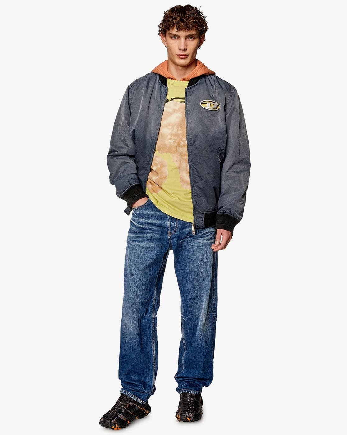 ジャケット・アウター DIESEL J-Kepes Buy DIESEL J-Kepes Jacket | Grey Color Men | AJIO LUXE