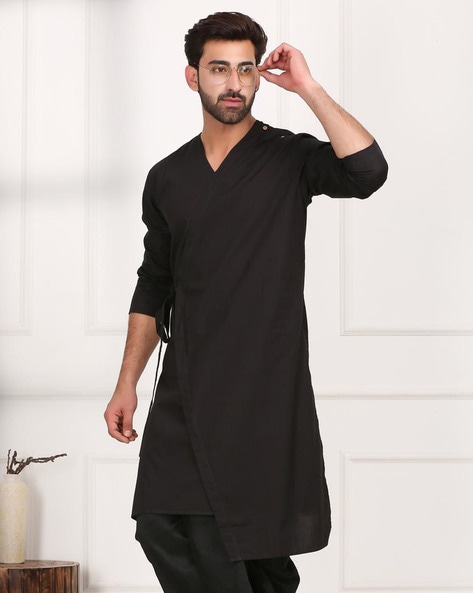 Angrakha kurta cheap male