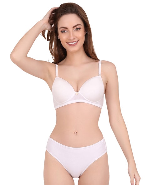 Buy White Lingerie Sets for Women by Curwish Online