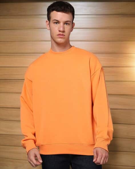 Buy Apricot Orange Sweatshirt Hoodies for Men by The Indian