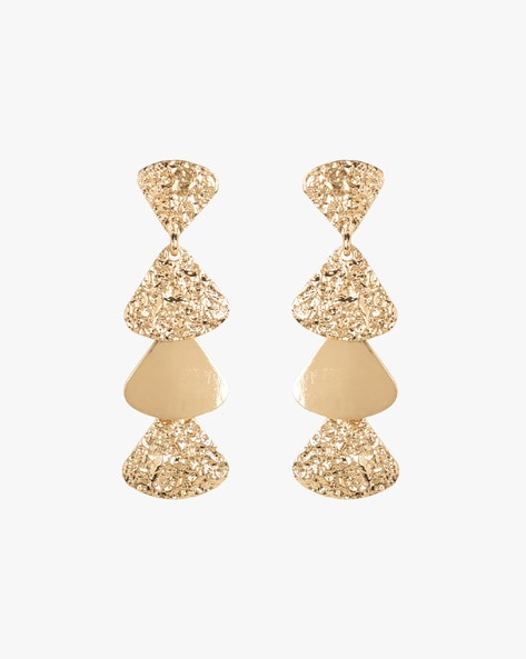 Layered Leaf Drop Earrings – ShopTheBGuide