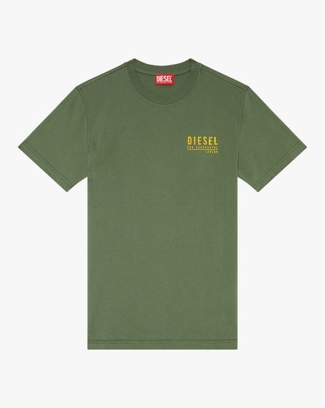 【DIESEL】Diegor K72 Short Sleeve T-Shirt 半袖 Buy DIESEL T-Diegor-K72 T-Shirt | Green Color Men | AJIO LUXE