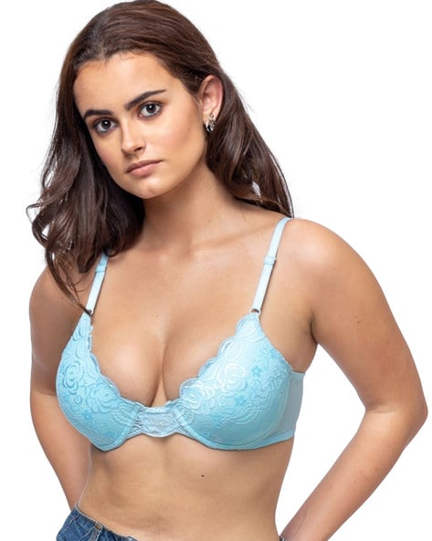 Buy Blue Bras for Women by Curwish Online