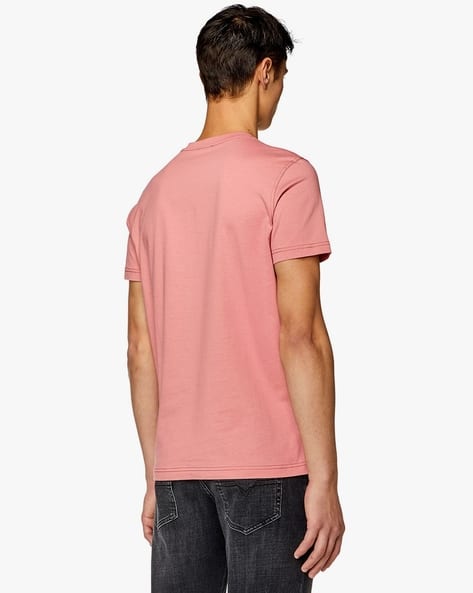 関税込【DIESEL】Diegor K70 short sleeve T-shirt★Pink★ロゴ Buy DIESEL T-Diegor-K70 T-Shirt | Pink Color Men | AJIO LUXE