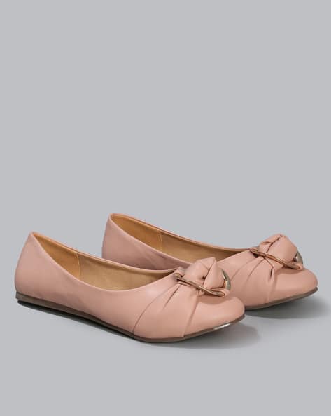 Women Slip-On Ballerinas with Metal Accent - Main Image