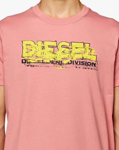 関税込【DIESEL】Diegor K70 short sleeve T-shirt★Pink★ロゴ 関税込【DIESEL】Diegor K70 short sleeve T-shirt☆Pink☆ロゴ
