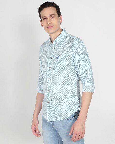 Dress Shoes Jeans Derby Casual Shirts LP SPORT Men Printed Slim - Main Image