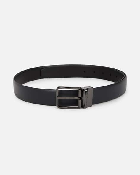 VAN HEUSEN Men Genuine Leather Belt with Buckle Closure