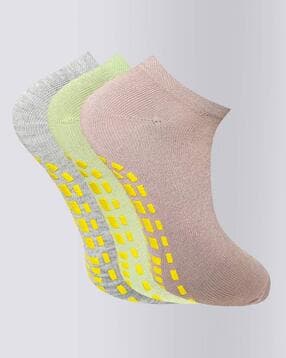 usoxo Pack of 3 Women Ankle-Length Athletic Socks-picture-29