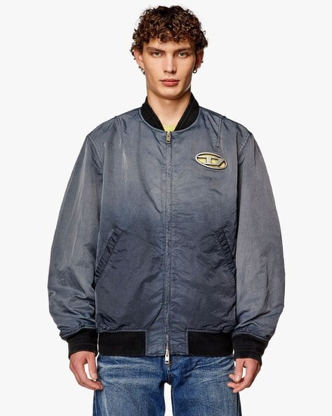 Buy DIESEL J-Kepes Jacket | Grey Color Men | AJIO LUXE